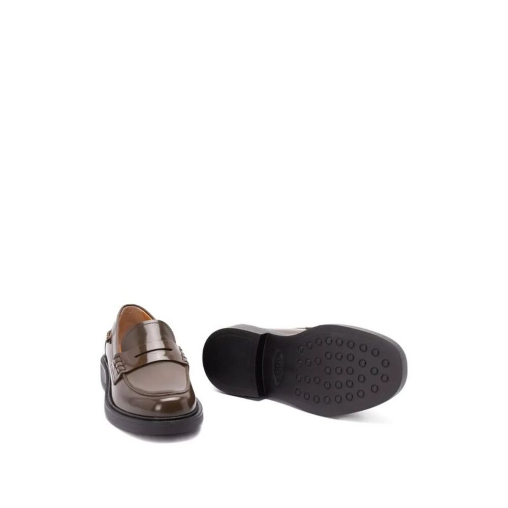 Tod's Women Shaded Finishing Leather Penny Loafers - Picture 3 of 5